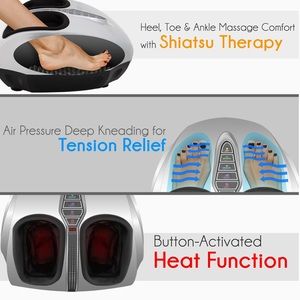 🦶🏻💎🦶🏻•🙏🏼 SHIATSU Foot Massager + heat 🔥🦶🏻💎🦶🏻